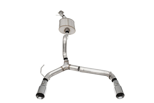 Corsa 21-24 Ford Bronco 2.7L 2-Door 2.75in Cat-Back Dual Rear Exhaust w/4in Straight-Cut Polish Tips - 21208