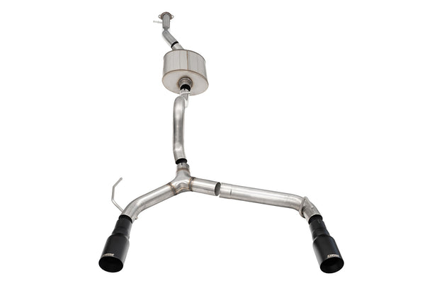 Corsa 21+ Ford Bronco 2.7L 4-Door 2.75in Cat-Back Dual Rear Exhaust w/ 4in Straight-Cut Black Tips - 21210BPC