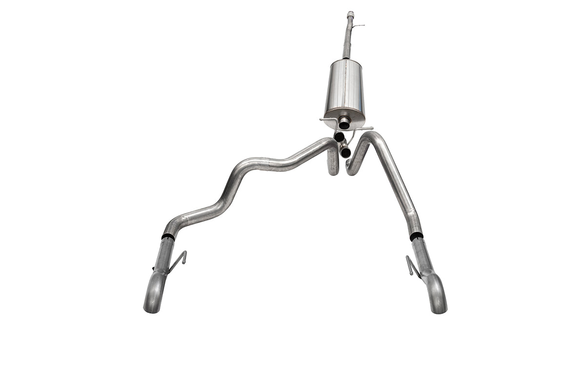 Corsa 22-25 Chevrolet Silverado ZR2 Crew Cab/Short Bed Sport Cat-Back Exhaust Dual Rear Exit - 21239-1