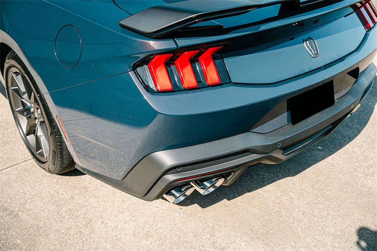 Corsa 2024 Ford Mustang Dark Horse 5.0L 3in Dual Rear Exit Axle-Back w/Twin 4.5in Polish Slash Tips - 21267