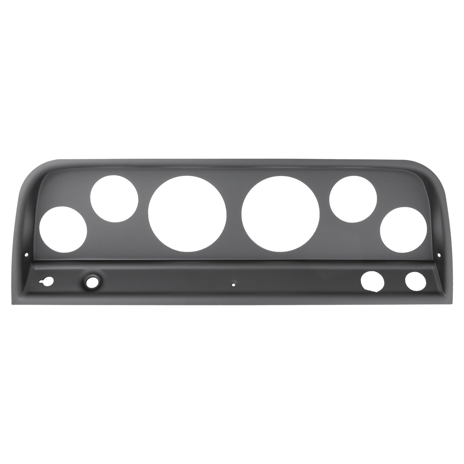 Autometer 64-66 Chevrolet Truck Direct Fit (2 3-3/8in. & 4 2-1/16in.) Gauge Mount - Black Finish - 2128