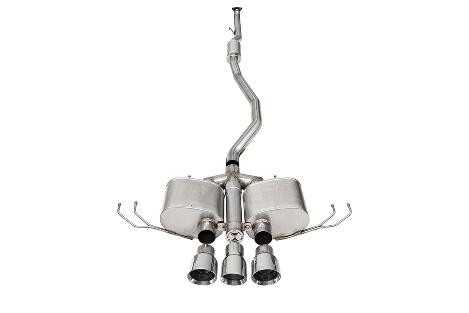 Corsa 2017-2021 Honda Civic Type R 3in Cat Back Exhaust - Polished Pro-Series Tri 4.5in Tip (Xtreme) - 21302