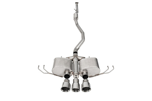 Corsa 2017-2021 Honda Civic Type R 3in Cat Back Exhaust - Polished Pro-Series Tri 4.5in Tip (Xtreme) - 21302