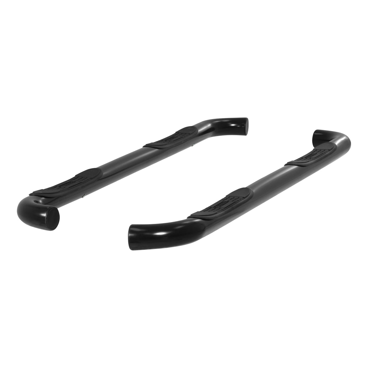 ARIES 213044 3-Inch Round Black Stainless Steel Nerf Bars, No-Drill, Fits Select Ford F-150, F-250, F-350 Super Duty