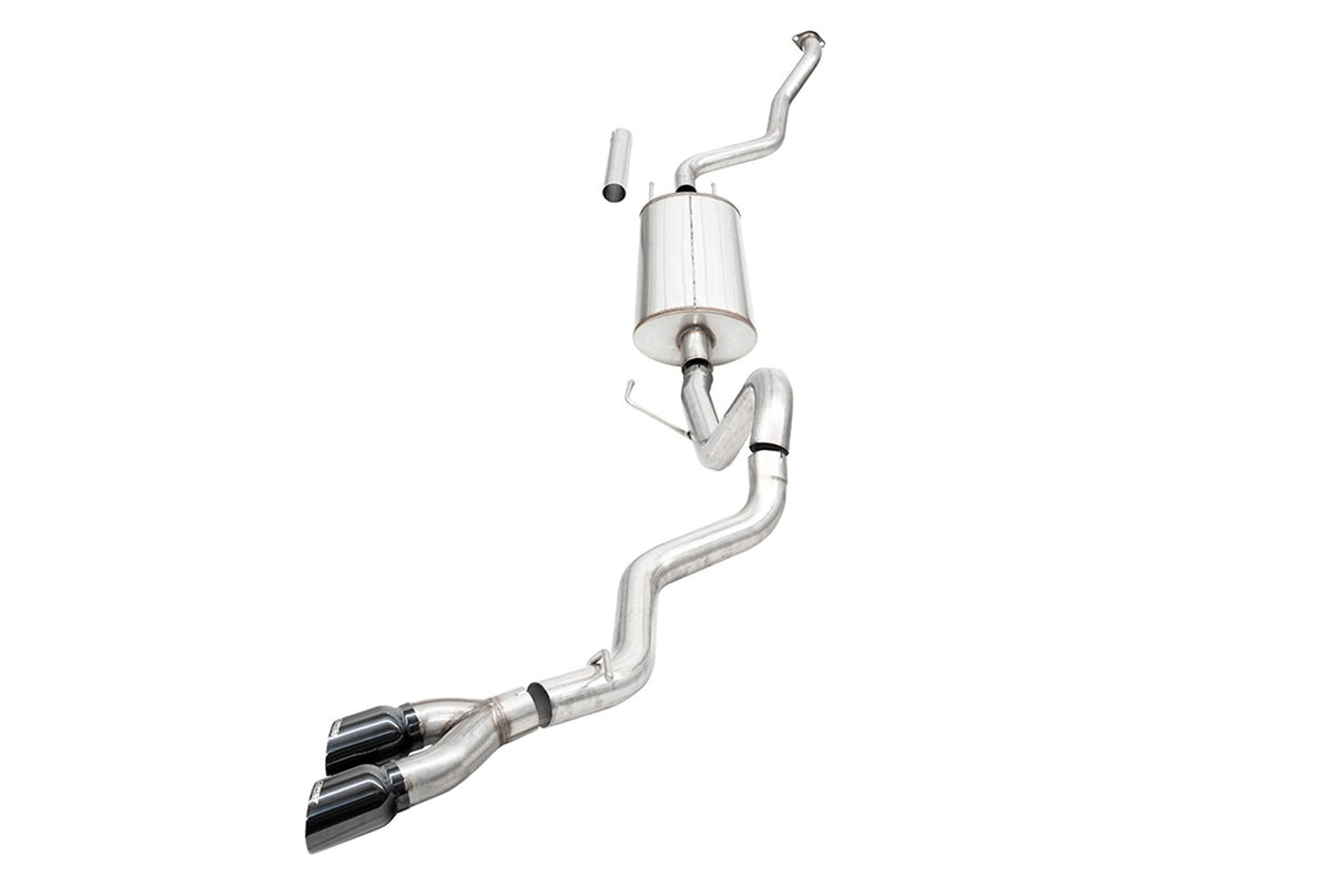 Corsa 24-25 Toyota Tacoma (2.4L Turbo) Sport Cat-Back - 4in Black Tip - 21306BLK