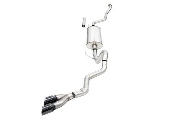 Corsa 24-25 Toyota Tacoma (2.4L Turbo) Sport Cat-Back - 4in Black Tip - 21306BLK