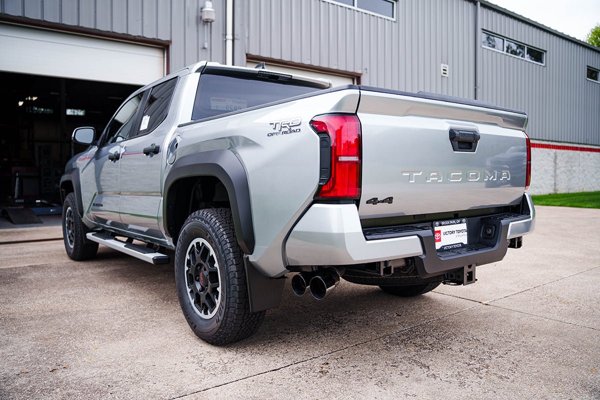 Corsa 24-25 Toyota Tacoma (2.4L Turbo) Sport Cat-Back - 4in Black Tip - 21306BLK