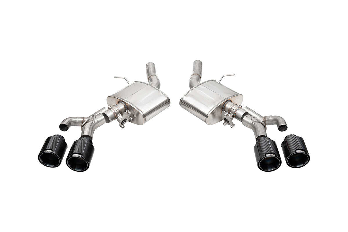 Corsa 22-25 Cadillac CT4 V Blackwing 3in Active Valve Axle-Back - 4.5in Carbon Fiber Black Tip - 21319CFBLK
