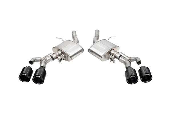 Corsa 22-25 Cadillac CT4 V Blackwing 3in Active Valve Axle-Back - 4.5in Carbon Fiber Black Tip - 21319CFBLK