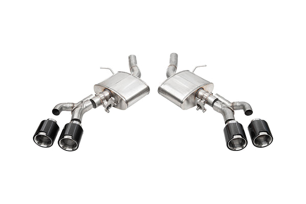 Corsa 22-25 Cadillac CT4 V Blackwing 3in Active Valve Axle-Back - 4.5in Carbon Fiber Polished Tip - 21319CF