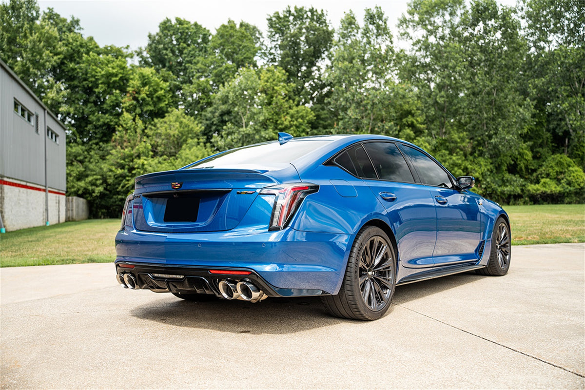 Corsa 22-24 Cadillac CT5 V Blackwing 3in. Cat-Back w/ Active Exhaust - Dbl X-Pipe - Twin 4.5in. Tips - 21320