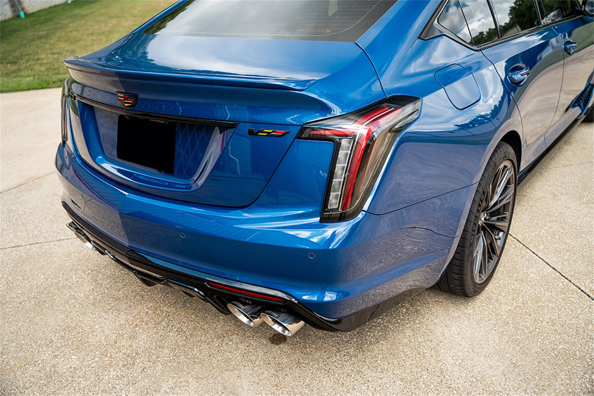 Corsa 22-24 Cadillac CT5 V Blackwing 3in. Cat-Back w/ Active Exhaust - Dbl X-Pipe - Twin 4.5in. Tips - 21320