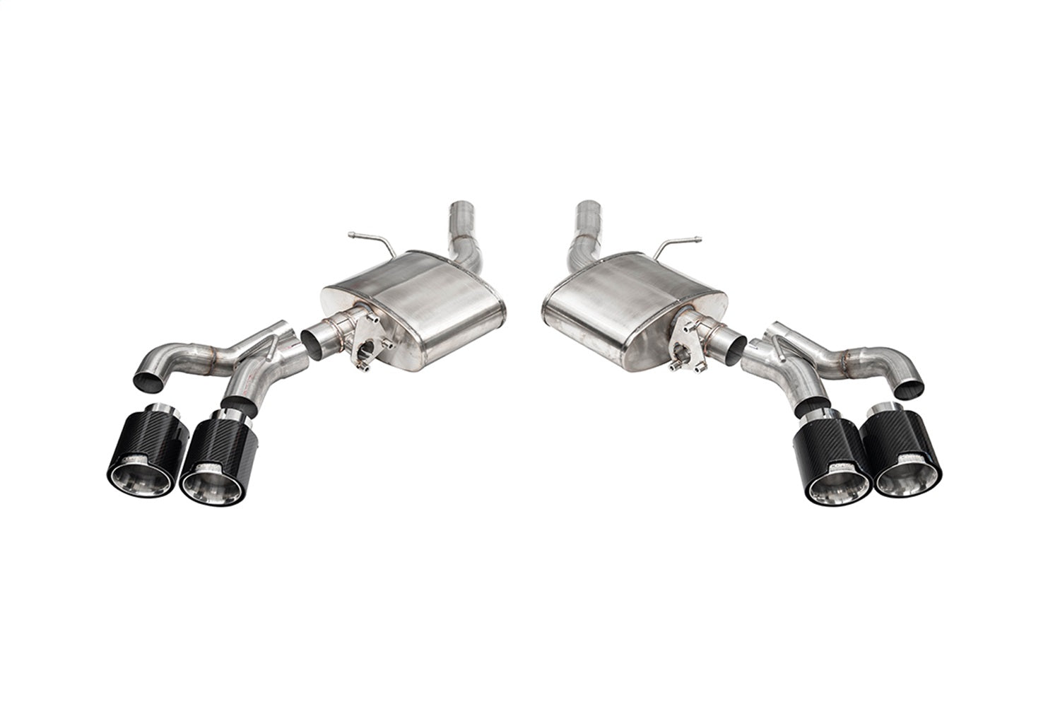 Corsa 22-25 Cadillac CT5-V Blackwing 3in Axle-Back - Act. Exh. - Dual Rear Exit - Twin 4.5inCF Tips - 21322CF