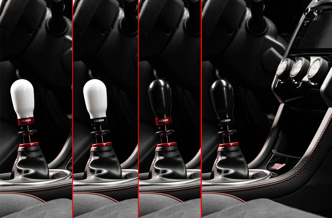 Cobb 15-25 Subaru WRX Stage 1+ Drivetrain Package (Tall Weighted Shift Knob) - Black - SUB0DT011P-TW-BK