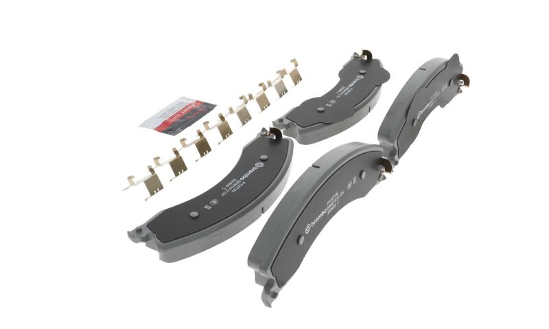 Brembo 09-17 Chevrolet Silverado 2500 HD/GMC Sierra 2500 HD/Silverado 3500 HD Front NAO Brake Pad - P10072N