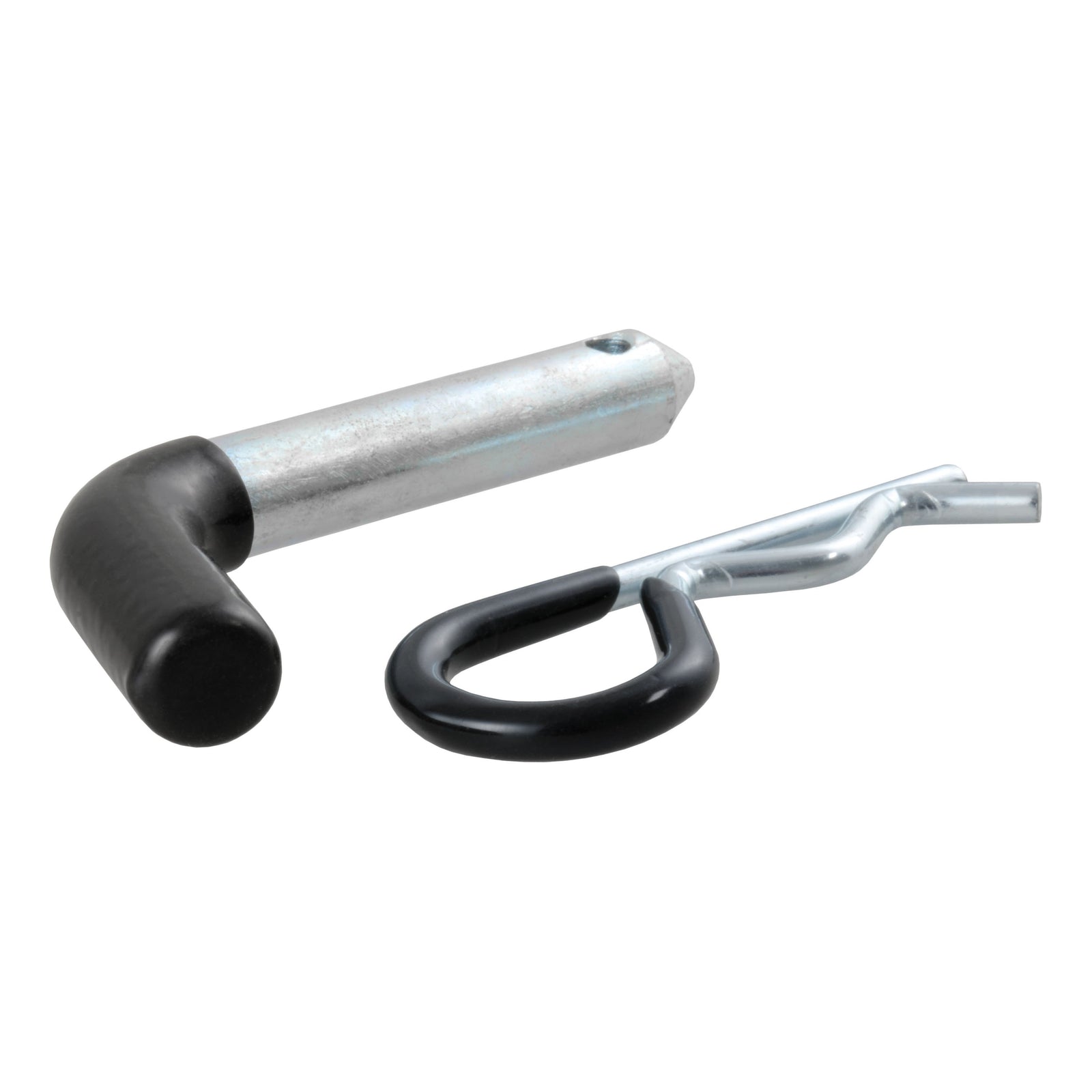CURT 21410 Trailer Hitch Pin & Clip with Vinyl-Coated Grip, 1/2-Inch Diameter, Fits 1-1/4-Inch Receiver