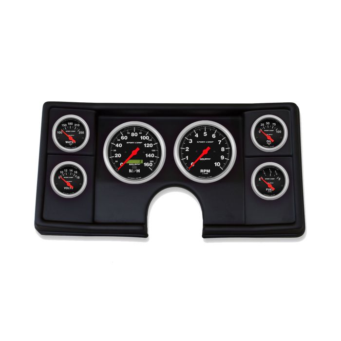 Autometer 82-87 Chevy Malibu/El Camino/Monte Carlo Sport Comp Direct Fit Dash Kit - 2143-11