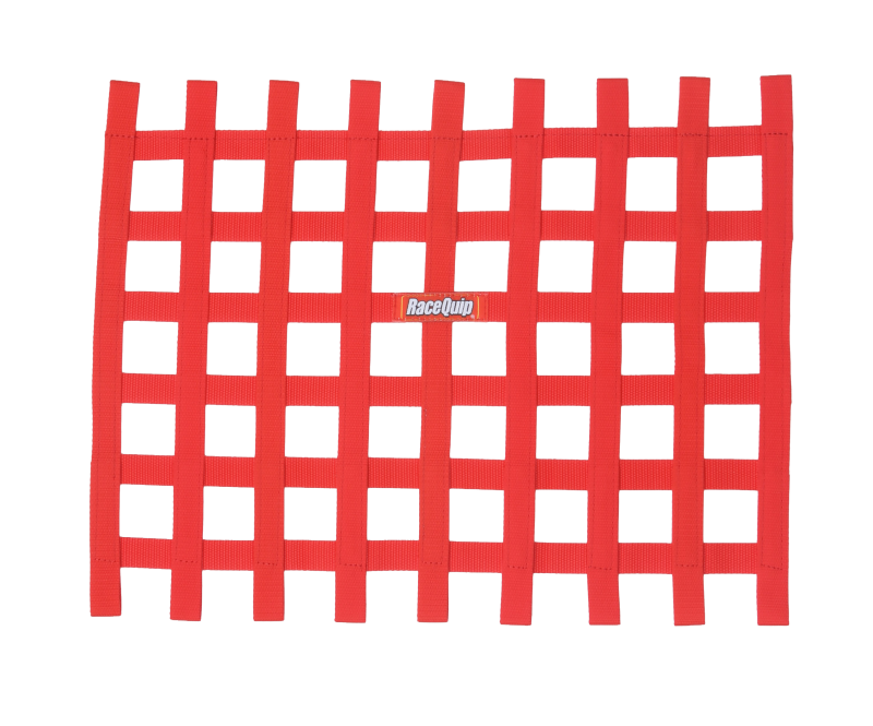RaceQuip Red Ribbon Window Net - 721015RQP