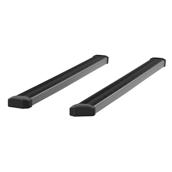 ARIES 216078 SlimGrip 5" x 78" Black Aluminum Running Boards (No Brackets)