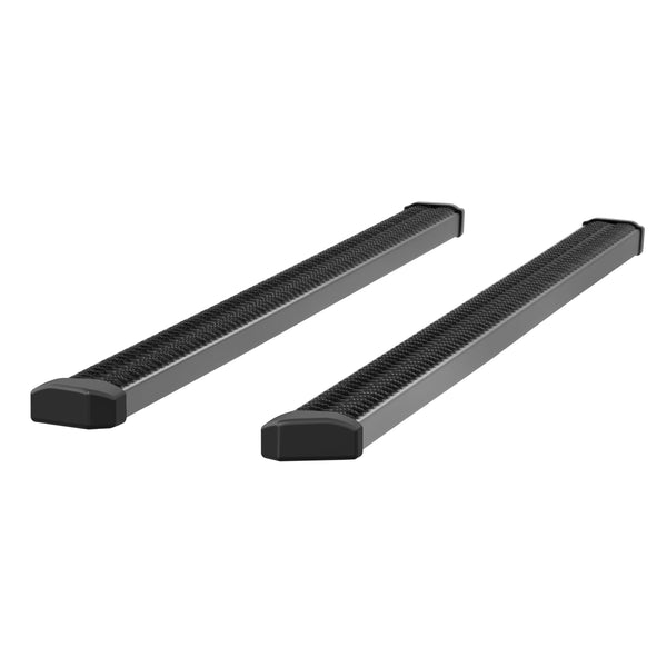 ARIES 216088 SlimGrip 5" x 88" Black Aluminum Running Boards (No Brackets)
