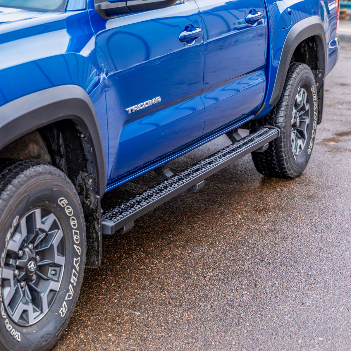 ARIES 216088 SlimGrip 5" x 88" Black Aluminum Running Boards (No Brackets)