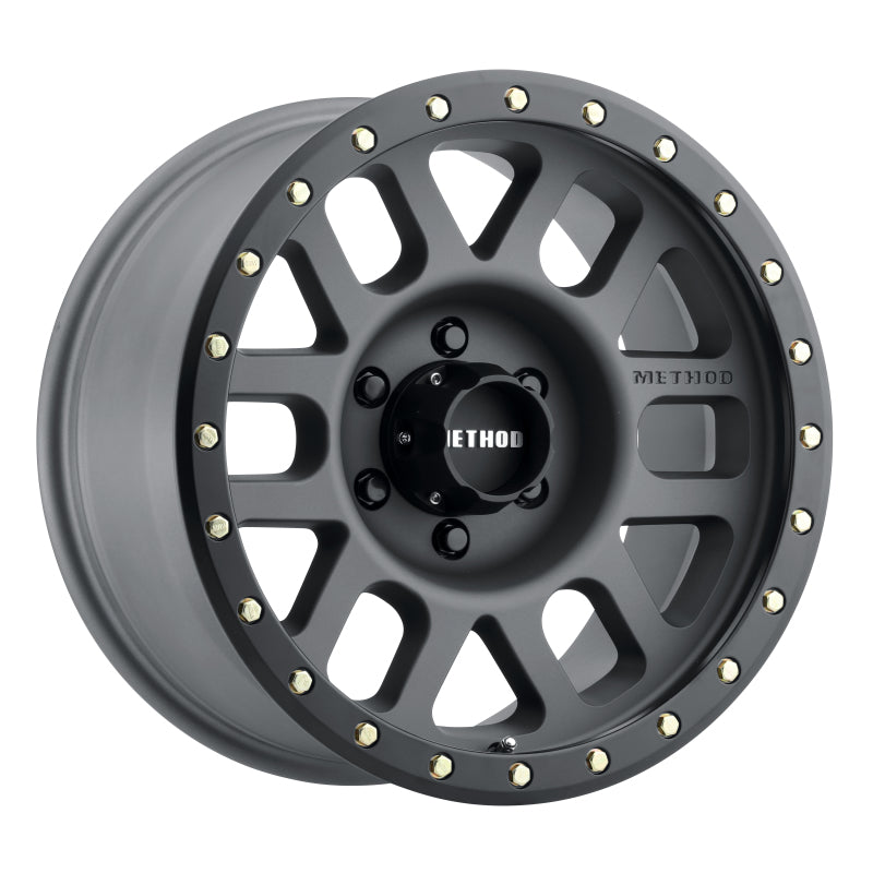 Method MR309 Grid 18x9 0mm Offset 6x5.5 108mm CB Titanium/Black Street Loc Wheel - MR30989060800