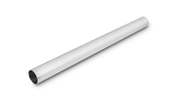 Vibrant 1.5in O.D. Universal Aluminum Tubing (18in long Straight Pipe) - Polished - 2171