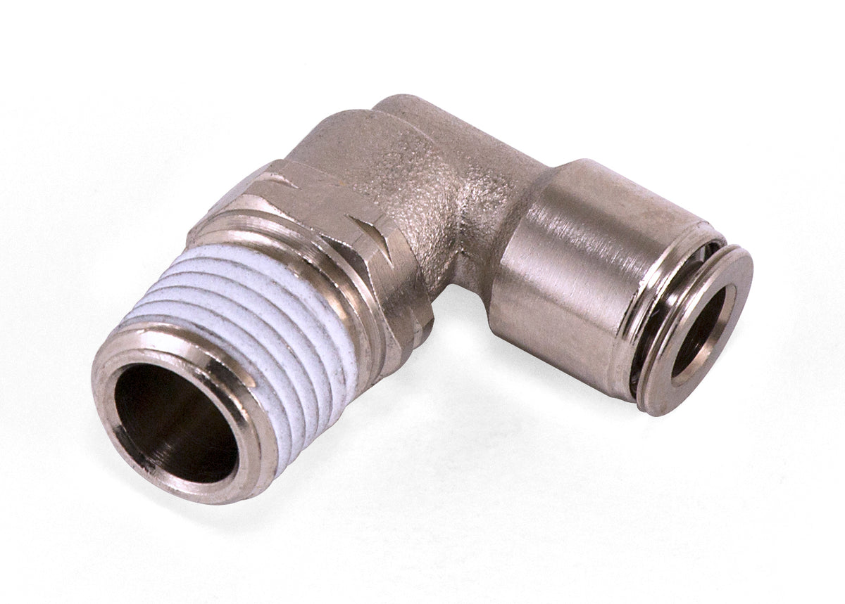 Air Lift Elbow - Male 1/4in Npt x 1/4in Tube - 21830