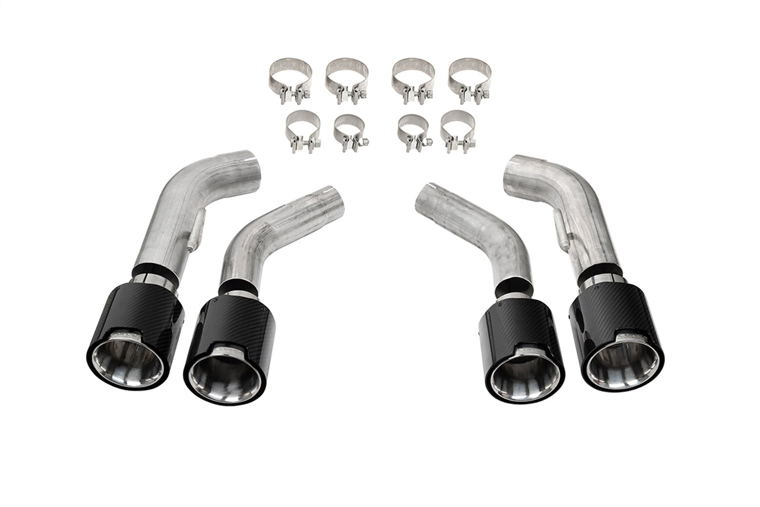 Corsa 2016-2024 Chevrolet Camaro SS / ZL1 Carbon Fiber 4.5in Twin Tip Kit - 21835CF
