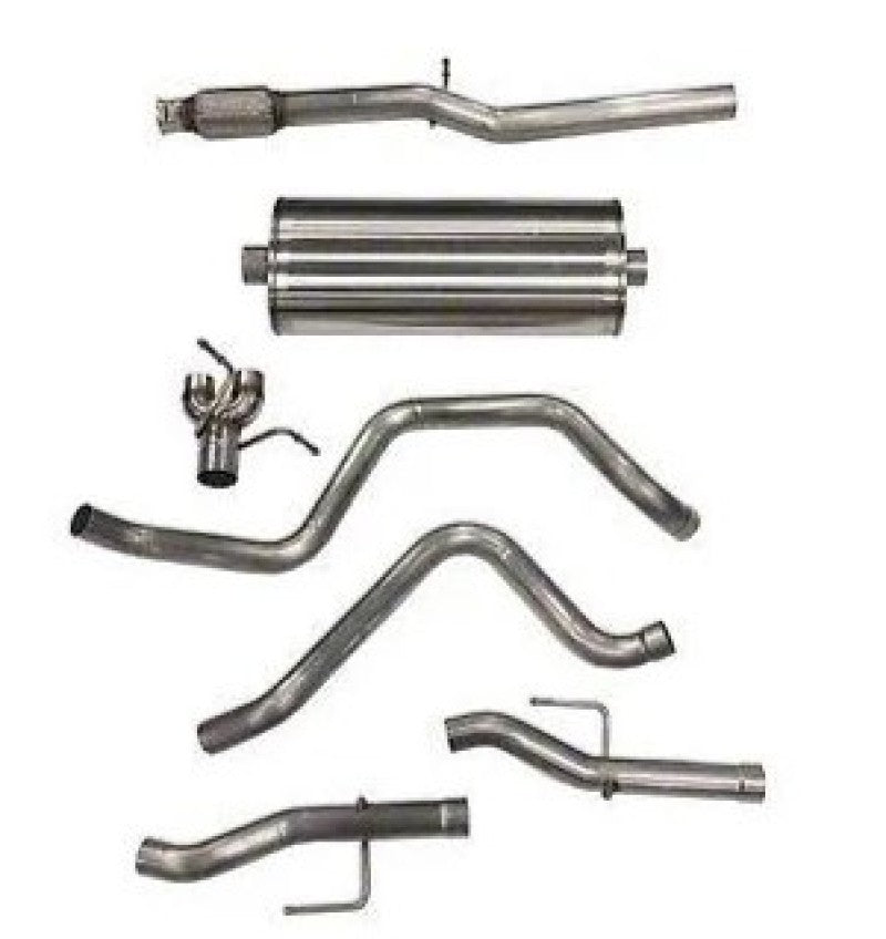 Corsa 2019-24  Silverado/Sierra 5.3L V8 3in Dual Rear Exit 157in Wheelbase Catback - Sport (NoTips) - 21043
