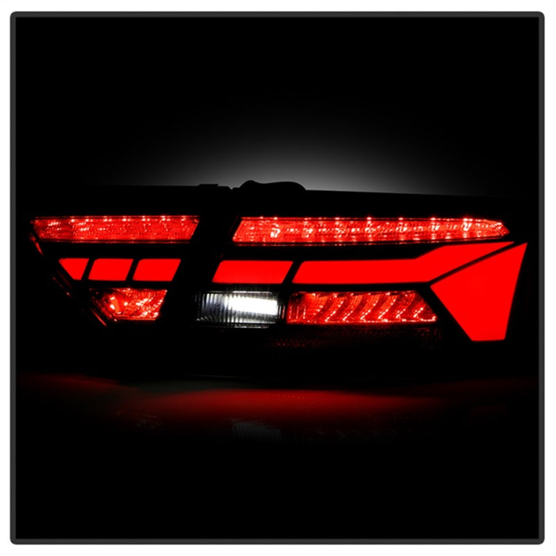 Spyder Apex 13-17 Audo A5 / S5 / RS5 (Factory LED) LED Tail Lights - Blk (ALT-YD-AA513LED-SEQGR-BK) - 5089045