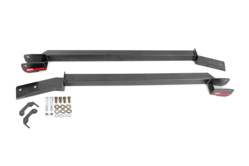 BMR 93-02 F-Body Non-Convertible Bolt-On Boxed Subframe Connectors - Black Hammertone - SFC023H by BMR Suspension