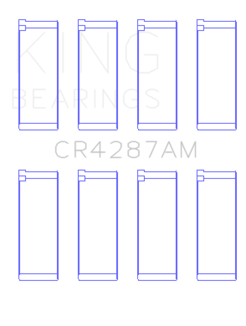 King Acura B18C1/B18C5 L4 / Honda 110CI  DOHC (Size STD) Rod Bearing Set - CR4287AM