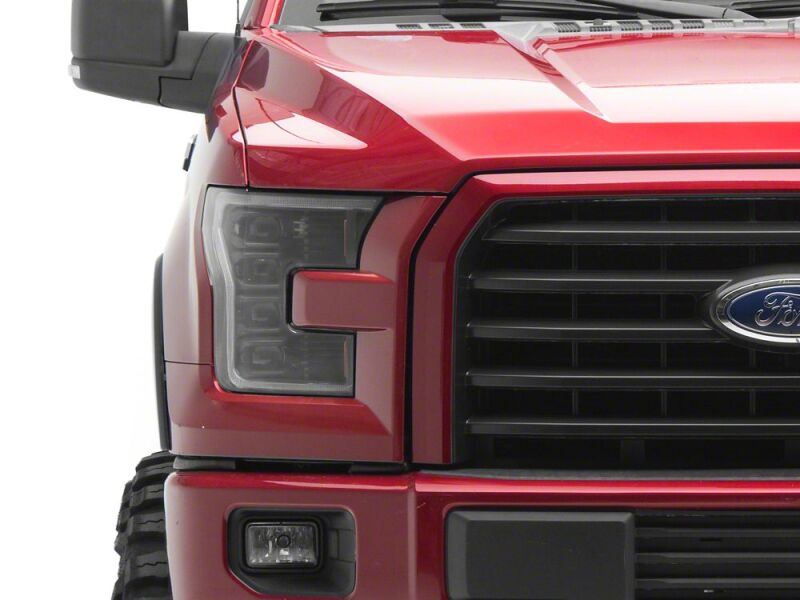 Raxiom 15-17 Ford F-150 CXR Series LED Headlights- Black Housing- Clear Lens - T596985 - close-up view 3