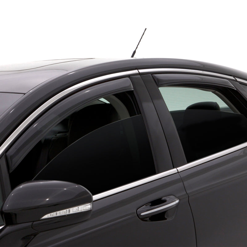 AVS 98-02 Honda Accord Ventvisor In-Channel Front &amp; Rear Window Deflectors 4pc - Smoke - 194959