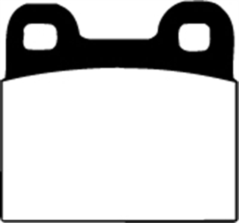 EBC 71-79 Volkswagen Beetle 1.3 (1300) Greenstuff Front Brake Pads - DP2105 for 1979-1994 Alfa Romeo Spider - angle view