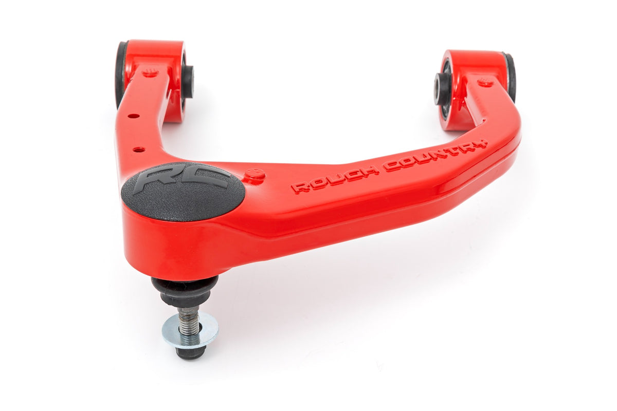 Rough Country - Red Forged Upper Control Arms - OE Upgrade - Toyota Tundra 2WD/4WD (22-25) - 76801RED for 2022-2023 Toyota Tu