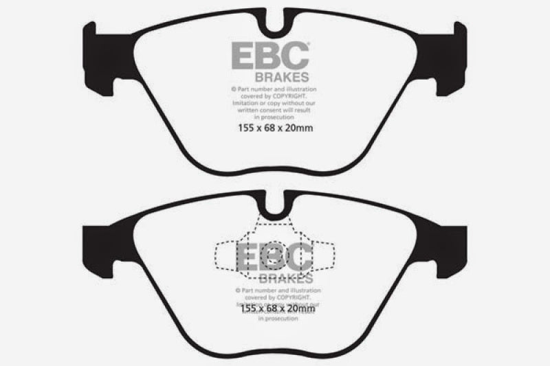 EBC 13+ BMW X1 2.0 Turbo (28i) Greenstuff Front Brake Pads - DP21512