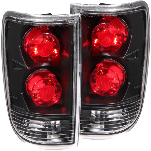 ANZO 1995-2005 Chevrolet Blazer Taillights Dark Smoke - 221173 for 1995-2005 Chevrolet Blazer - front view