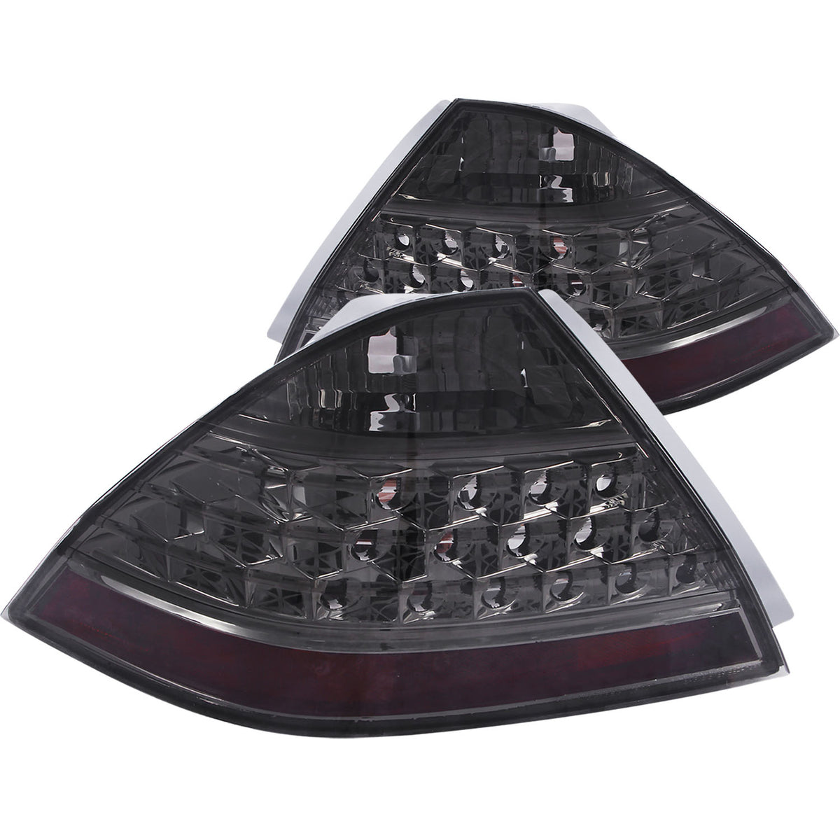 ANZO 2006-2007 Honda Accord Taillights Smoke - 221192 for 2006-2007 Honda Accord - front view