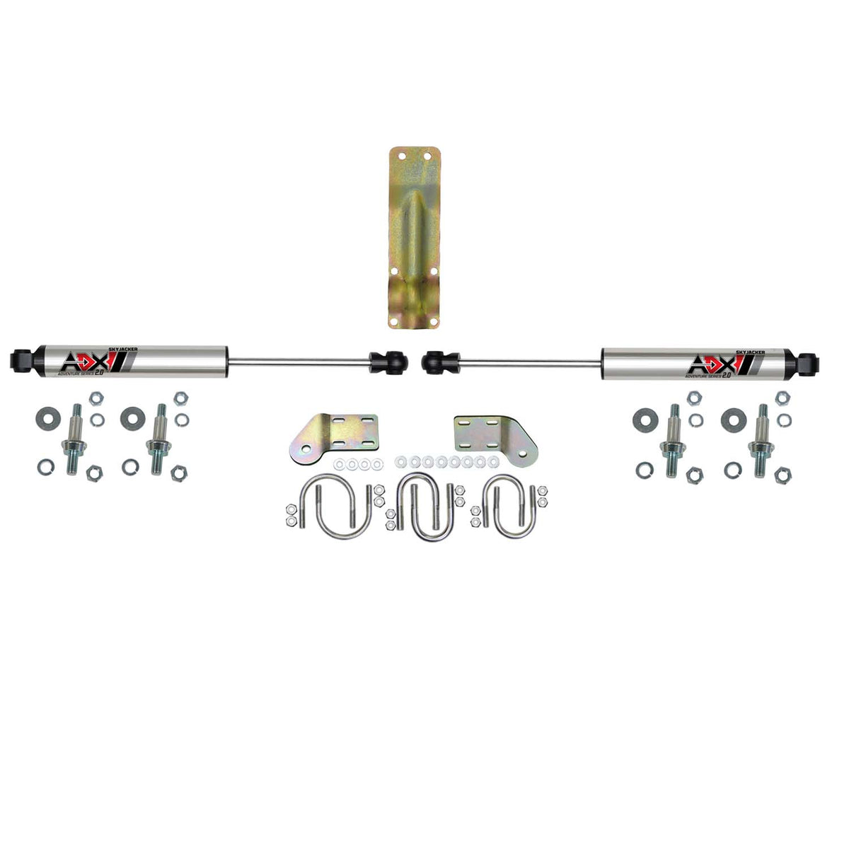 Skyjacker 98-01 Dodge Ram 1500 ADX 2.0 Dual Stabilizer Kit w/ CNC Machined Polished Alum. - 2218