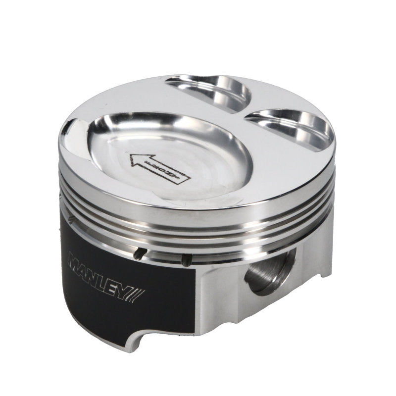 Manley MazdaSpeed 3 MZR 2.3L 87.75mm Bore -13.3cc Dome 9.5:1 CR  Pistons w/ Rings - Set of 4 - 630002C-4