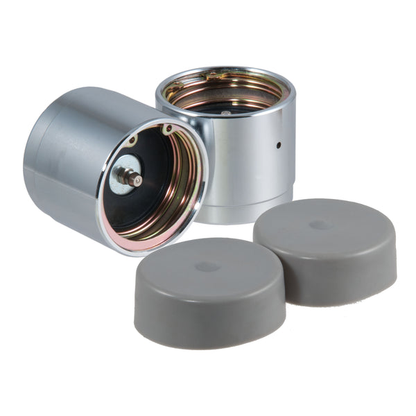 CURT 22232 2.32-Inch Trailer Wheel Bearing Protectors and Dust Covers, 2-Pack