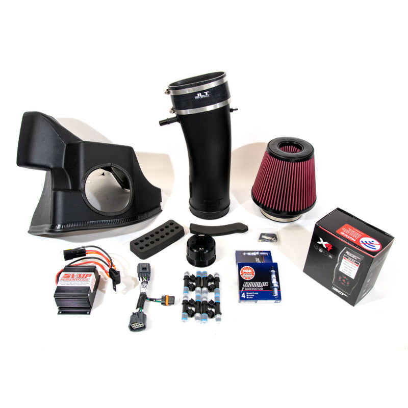 VMP '11-'14 Roush Supercharged Phase 1 & 2 Mustang GT Stage 1 Power Pack - 82 mm Pulley, JLT, 56 lb Injectors, Booster, NGK p