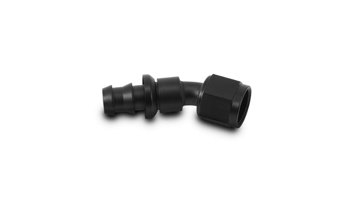 Vibrant Push-On 30 Degree Hose End Elbow FittingSize -4AN - 22304