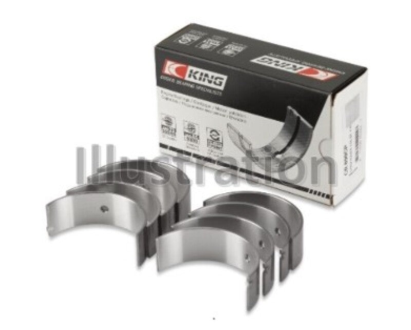 King Engine Bearings Toyota 1Azfe/2Azfe (Size +1.0mm) Connecting Rod Bearing Set - CR4514SI1.0