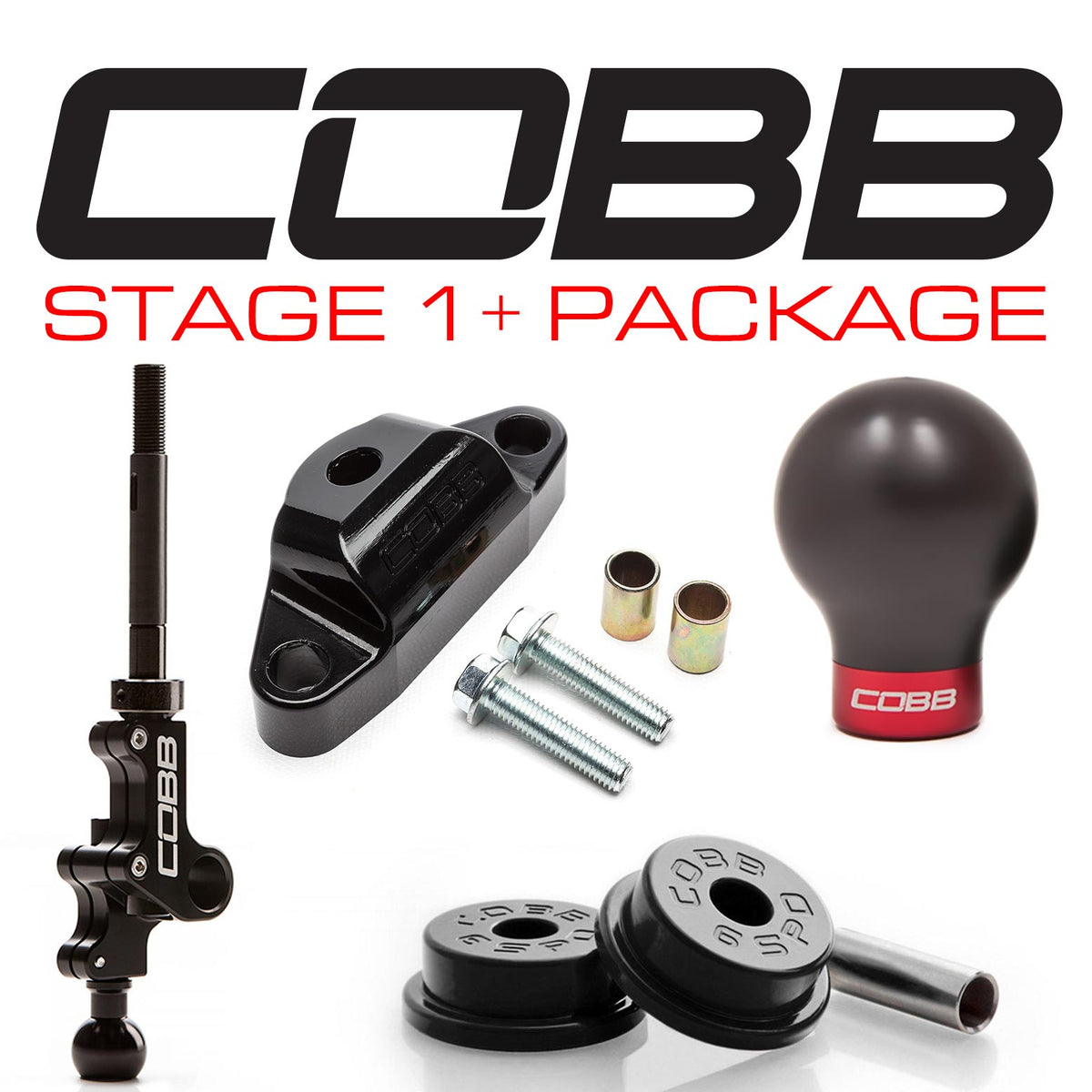 Cobb Subaru LGT Spec B 6MT Stage 1+ Drivetrain Package - 224X01P-W-RD