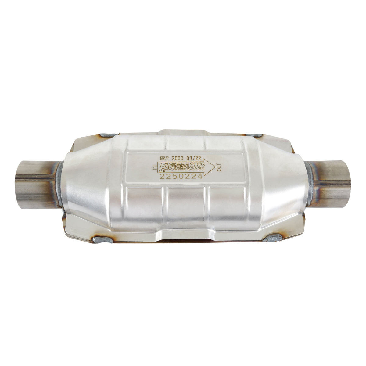 Flowmaster Catalytic Converter-Universal-225 Series-2.25 in Inlet/Outlet-49 State 2250224