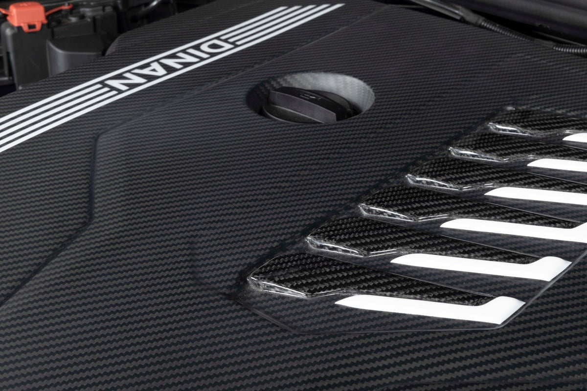Dinan - Matte Carbon Fiber Engine Cover - 2020-2026 BMW B58D - D590-0004