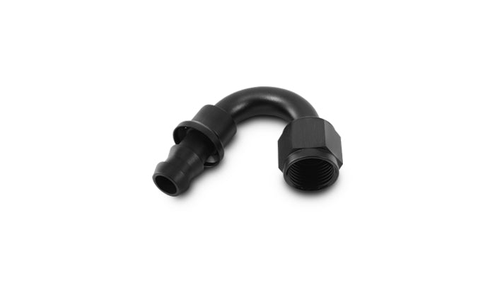 Vibrant -10AN Push-On 150 Degree Hose End Fitting - 22510